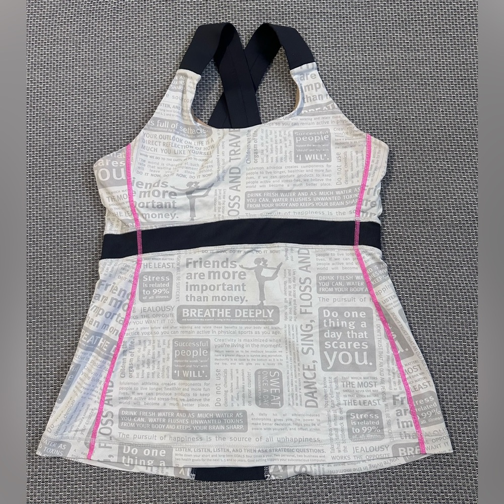 Lululemon Silver Manifesto Swift Racerback Tank